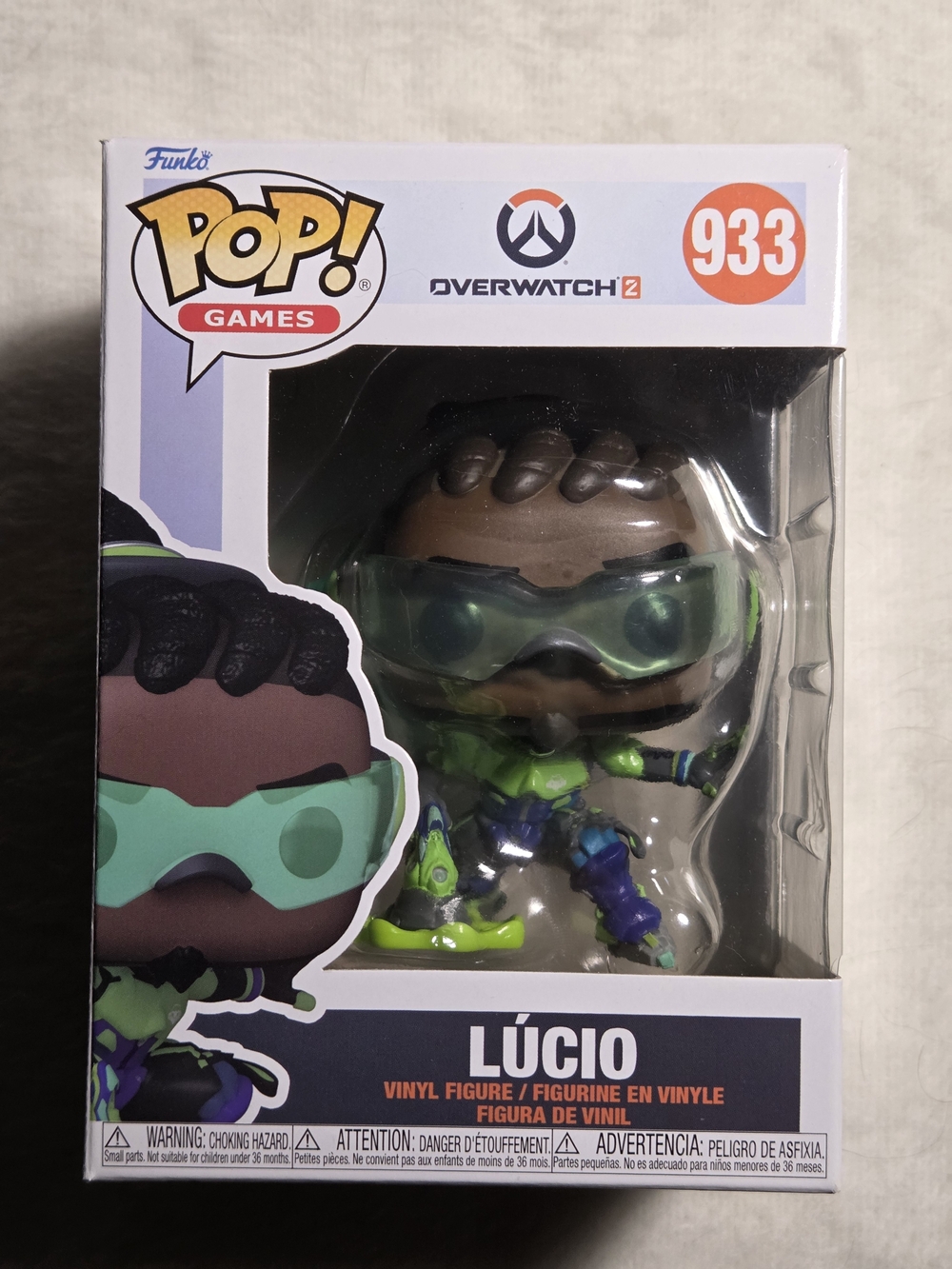 Funko Pop! Games Overwatch 2 #933 Lúcio NIB